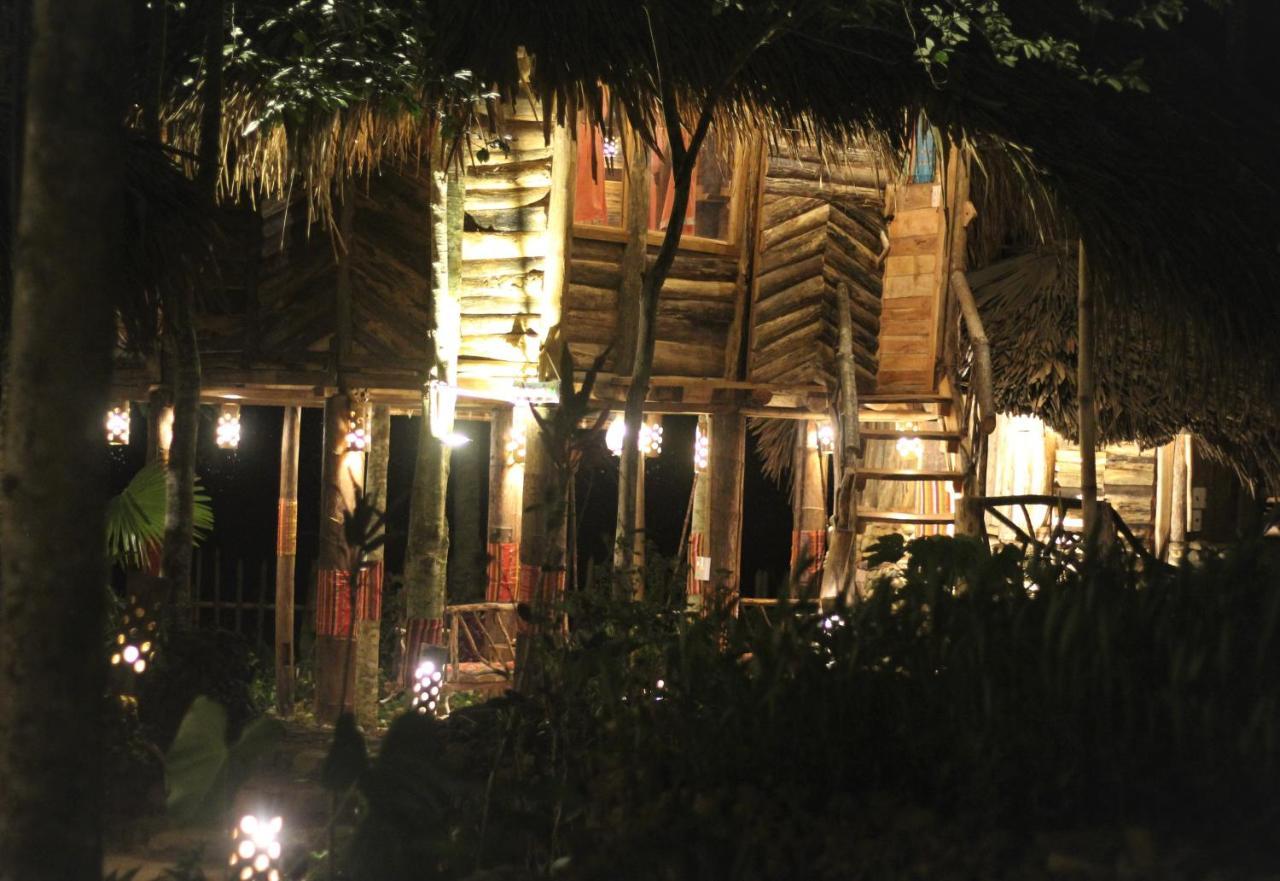 Вилла Pu Luong Treehouse Экстерьер фото